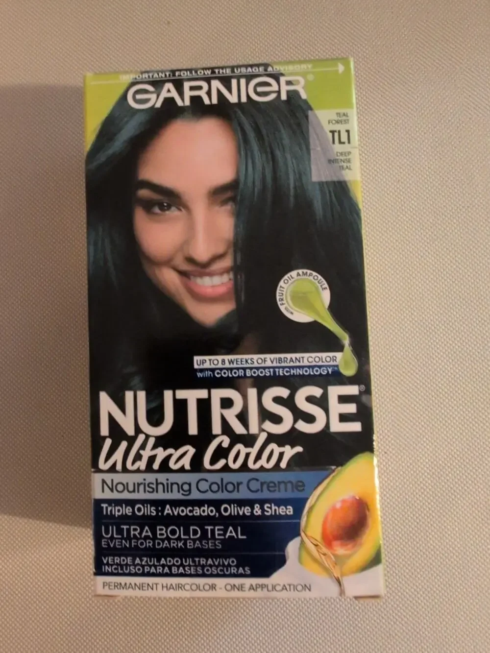 Garnier Nutrisse Nourishing Color Crème in ULTRA BOLD TEAL TL1